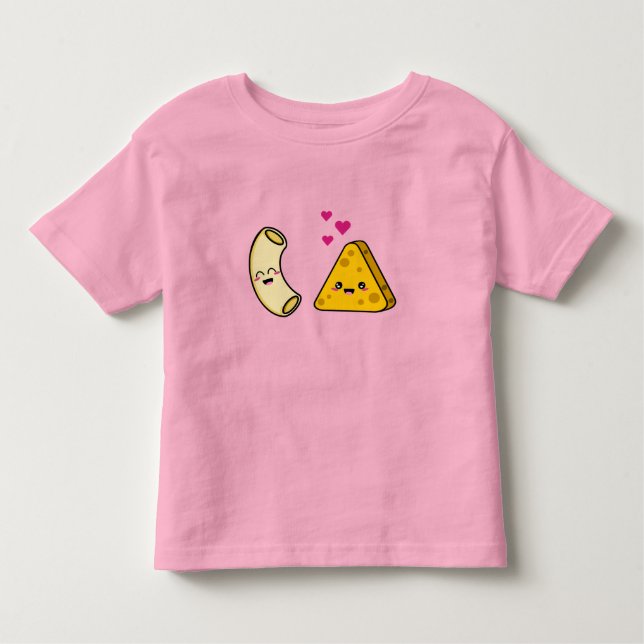 Pour Les Tous Petits T-shirt enfant Mac et fromage (Devant)