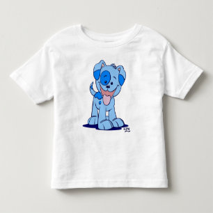 Pour Les Tous Petits T-shirt enfant petit chiot bleu