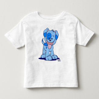 Pour Les Tous Petits T-shirt enfant petit chiot bleu