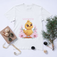 T-Shirt Enfant Poussin Personnalisé