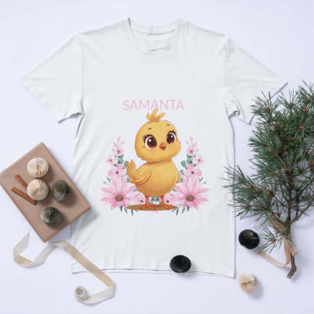 Pour Les Tous Petits T-Shirt Enfant Poussin Personnalisé (Créateur téléchargé)