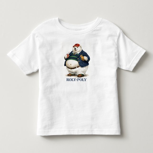 Pour Les Tous Petits T-Shirt Enfant Roly Poly (Devant)