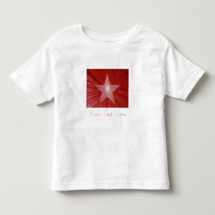 Pour Les Tous Petits T-shirt enfant "Your Text" de l'étoile rouge