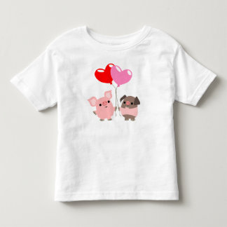 Pour Les Tous Petits T-shirt Enfants Coeurs en Tangled (Coeurs en Carto