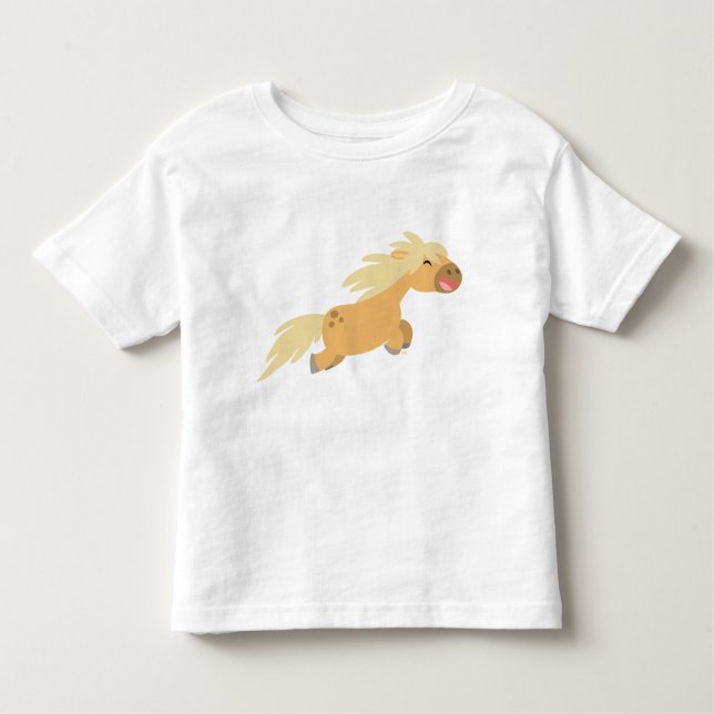 Pour Les Tous Petits T-shirt Enfants Palomino Pony Cartoon Cute (Devant)