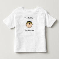 T-shirt fait sur commande de blonde de pirate