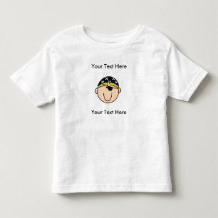 Pour Les Tous Petits T-shirt fait sur commande de blonde de pirate