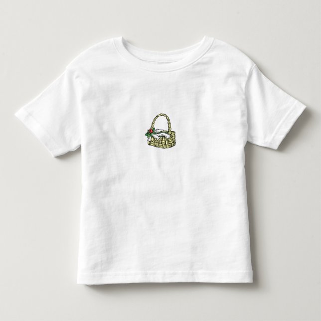 Pour Les Tous Petits T-shirt fille à fleurs (Devant)
