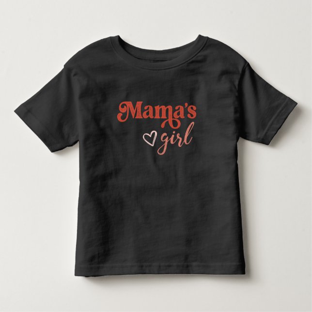 Pour Les Tous Petits T-shirt fille de maman maman/fille adorable (Devant)