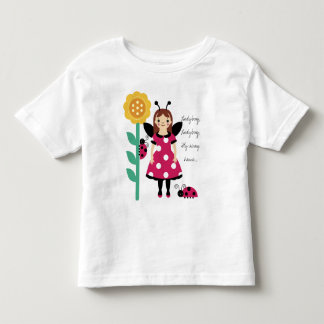 Pour Les Tous Petits T-shirt Fille de tournesol fée KRW Ladybug
