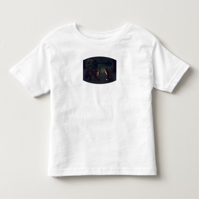 Pour Les Tous Petits T-shirt Finneas et Alfalfa Toddler (Devant)