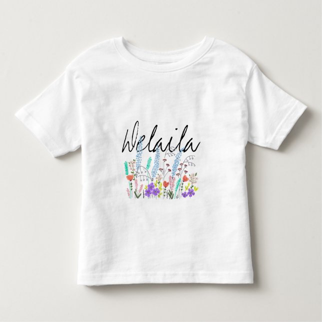 Pour Les Tous Petits T-shirt fleurs de printemps (Devant)