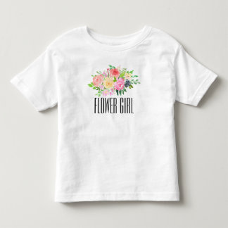 Pour Les Tous Petits T-shirt Flower Girl Toddler Tee Kids Flower Girl