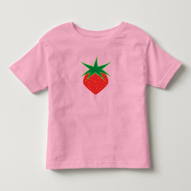 Pour Les Tous Petits T-shirt fraise Toddler (Devant)
