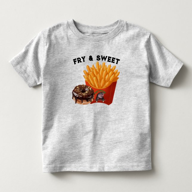Pour Les Tous Petits T-Shirt FRIT & SUCRÉ (Devant)