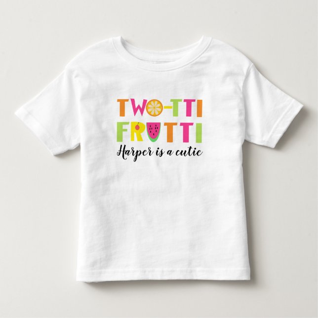 Pour Les Tous Petits T-shirt Frutti à deux tii (Devant)