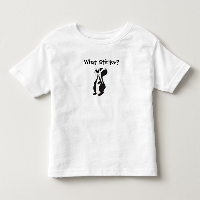 Pour Les Tous Petits T-shirt Garçons de l'enfant Skunk What Stinks (Devant)
