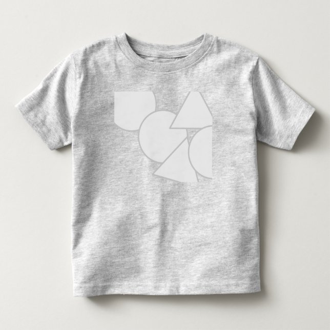 Pour Les Tous Petits T-shirt géométrique (Devant)