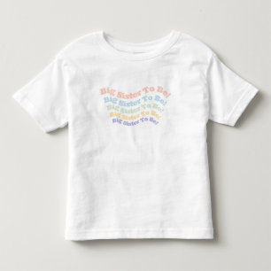 Pour Les Tous Petits T-shirt Grande Sœur À Venir Nouveau-Né Tout-Petit