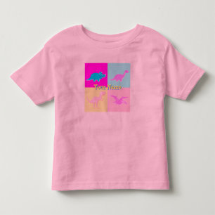 Pour Les Tous Petits T-shirt heureux de dinosaures de bande dessinée d