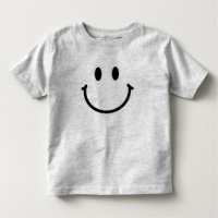 T-shirt heureux d'enfant en bas âge de visage