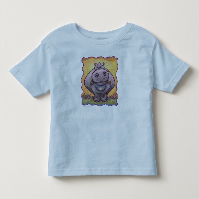 Pour Les Tous Petits T-shirt Hippopotame (Devant)