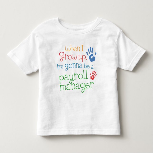 Pour Les Tous Petits T-shirt infantile de bébé de directeur de feuille (Devant)