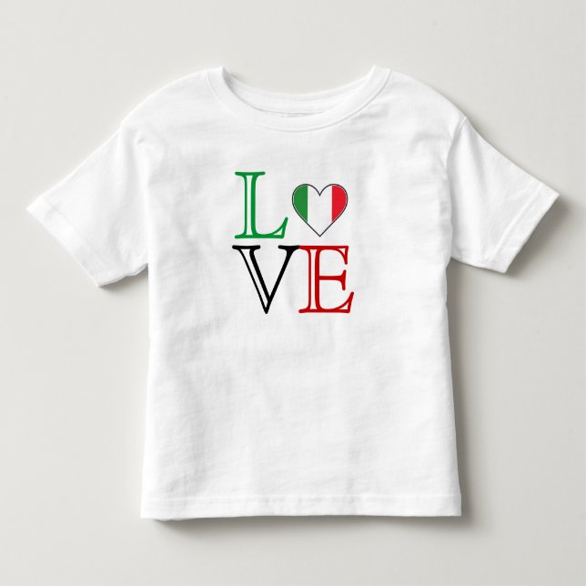Pour Les Tous Petits T-shirt italien d'amour (Devant)