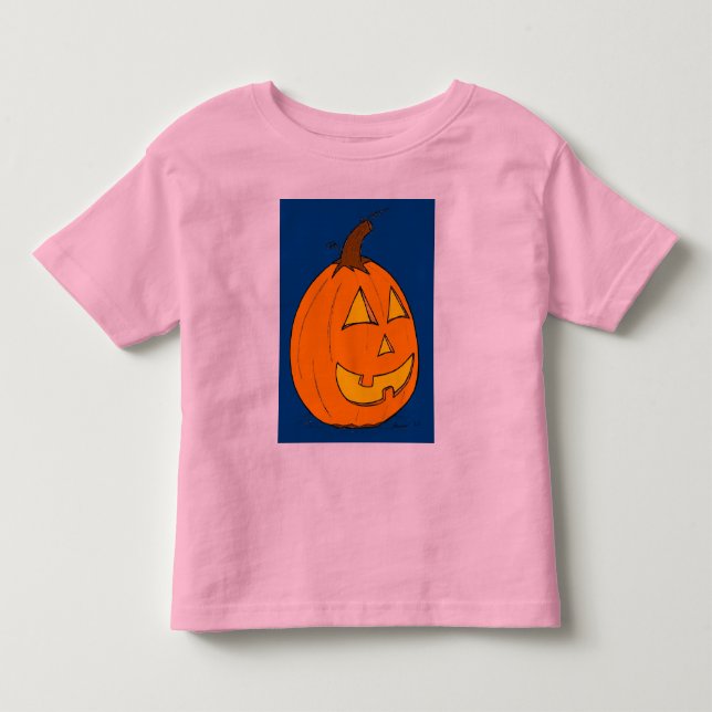 Pour Les Tous Petits T-shirt Jack o' Lantern Blue (Devant)