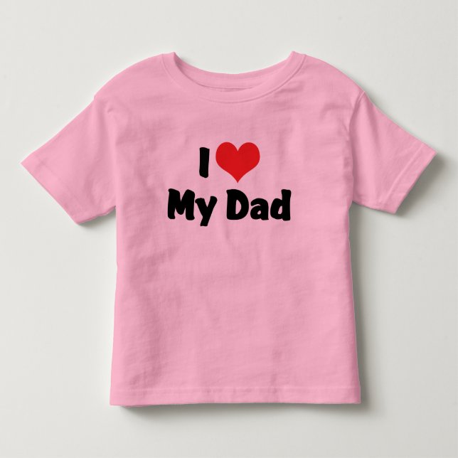 Pour Les Tous Petits T-Shirt J'aime Mon Papa (Devant)
