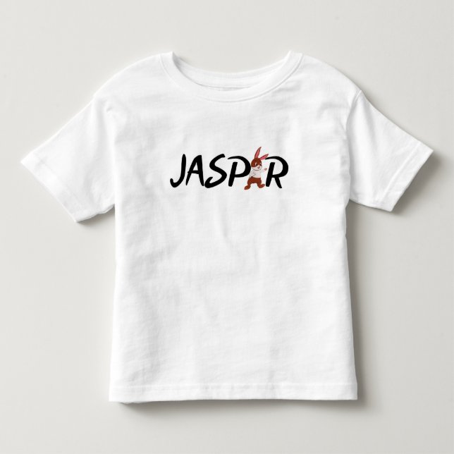 Pour Les Tous Petits T-shirt Jasper-n-friends "E" (Devant)