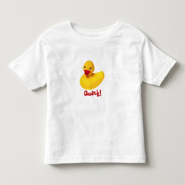 Pour Les Tous Petits T-shirt jaune de canard (Devant)