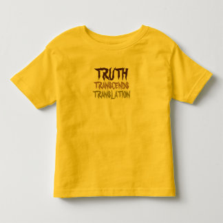 POUR LES TOUS PETITS T-SHIRT JAUNE D'ENFANT EN BAS ÂGE