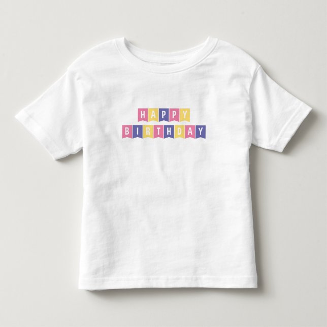 Pour Les Tous Petits T-Shirt Joyeux Anniversaire (Devant)