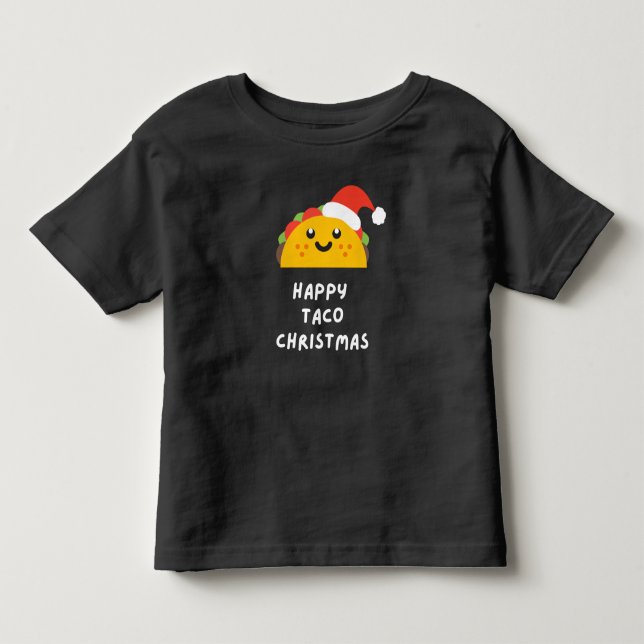 Pour Les Tous Petits T-Shirt JOYEUX TACO NOËL (Devant)