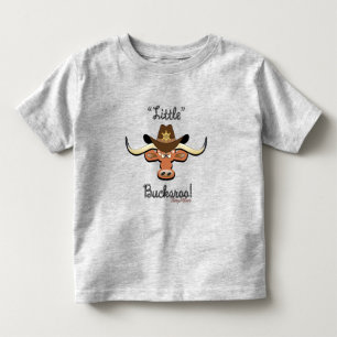 Pour Les Tous Petits T-shirt Little Buckaroo, Longhorn Steer Toddler