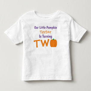 Pour Les Tous Petits T-shirt Little Citrouille 2nd Birthday Toddler