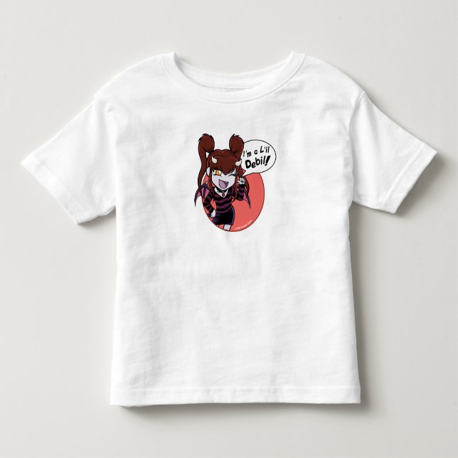 Pour Les Tous Petits T-shirt Little Debil (Devant)