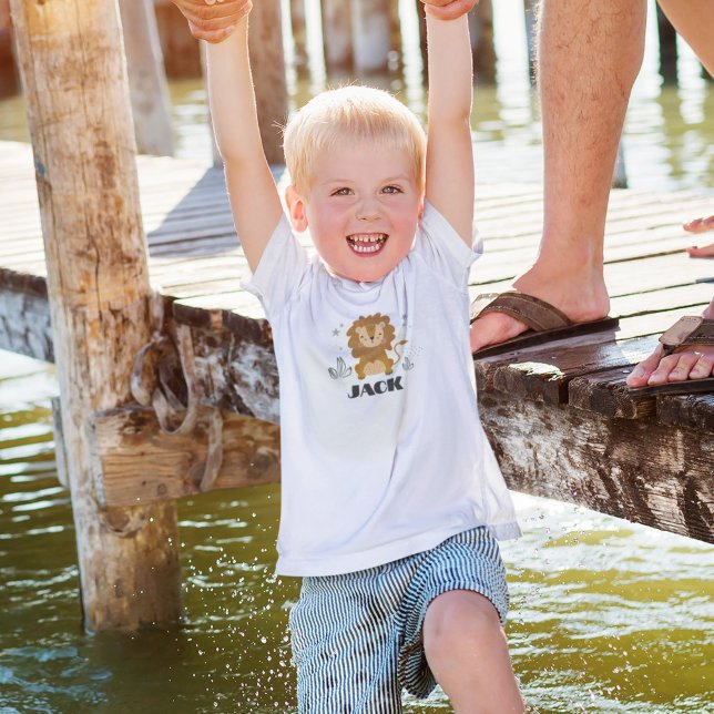 Pour Les Tous Petits T-shirt Little Lion Customisé Toddler 12M-5T (Créateur téléchargé)