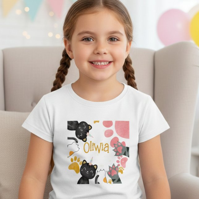 Pour Les Tous Petits T-shirt Magic caticorn Toddler (Créateur téléchargé)