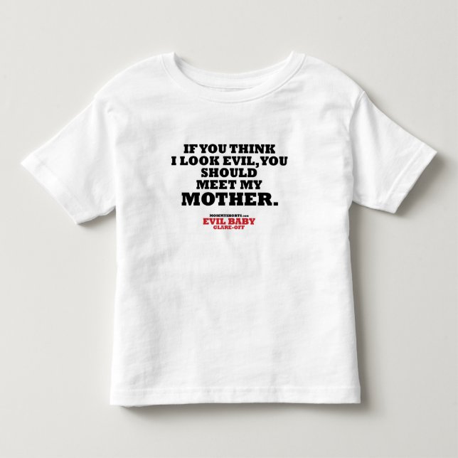 Pour Les Tous Petits T-shirt mauvais d'Éclat- de bébé (Devant)