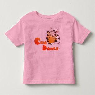Pour Les Tous Petits T-shirt mignon mignon de vache à danse du T-shirt