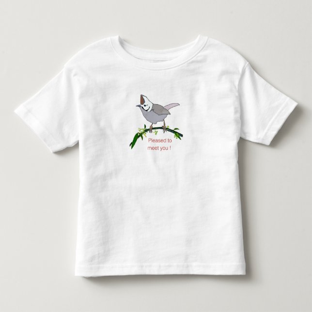Pour Les Tous Petits T-shirt mignon oiseau (Devant)