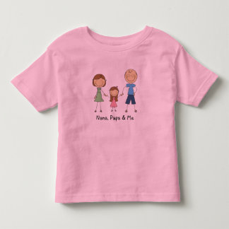 Pour Les Tous Petits T-shirt Nana Papa and Me