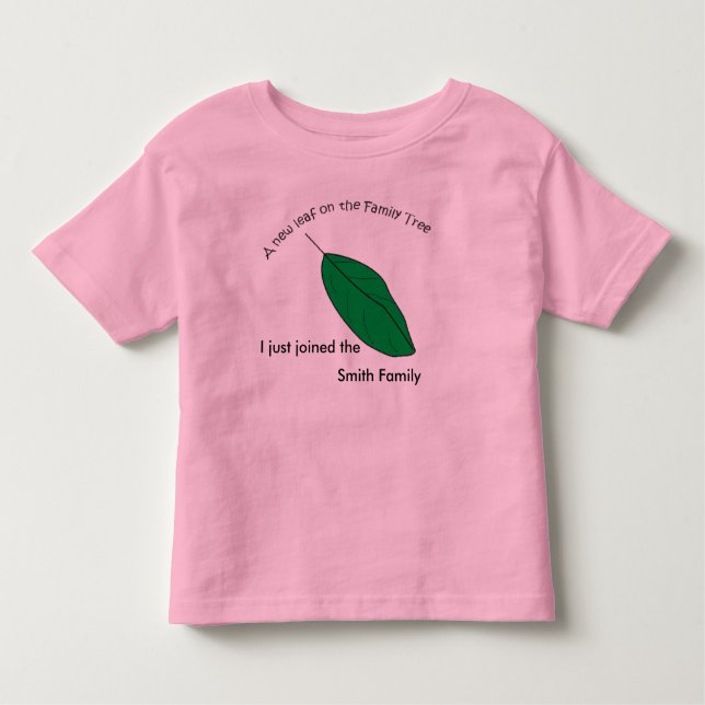 Pour Les Tous Petits T-shirt - New Leaf, je viens de rejoindre... (Devant)