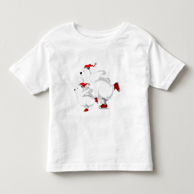 Pour Les Tous Petits T-shirt Ours de Noël (Devant)