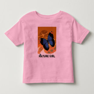 Pour Les Tous Petits T-shirt Papillon Art Nature-Girl . enfants