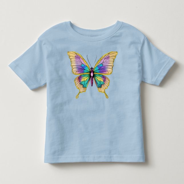 Pour Les Tous Petits T-shirt papillon mignon (Devant)