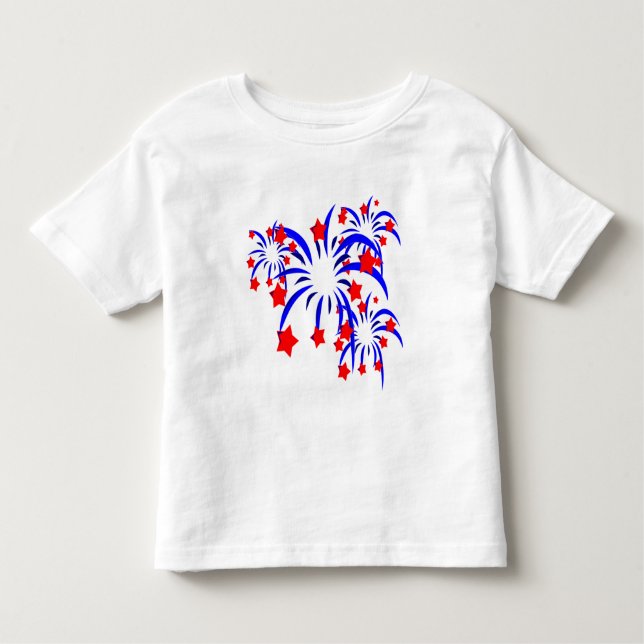 Pour Les Tous Petits T-shirt Patriotique Toddler (Devant)