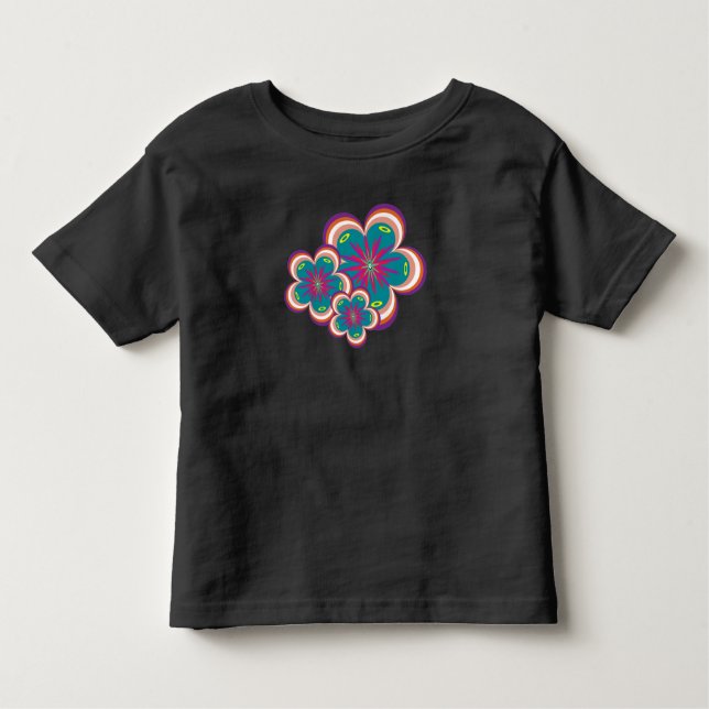 Pour Les Tous Petits T-shirt Peculiar Blooms Toddler (Devant)